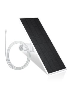 Wasserstein Solar Panel for Google Nest Cam Outdoor or Indoor, Battery - with 2.5W Solar Power - Made for Google Nest