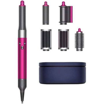 Dyson Airwrap Complete Long Multi-Styler, 3 Temperature Settings, 1300W Power, 2 68m Cable Length, For Curl / Shape and Hide Flyaways, Fuschia Pink