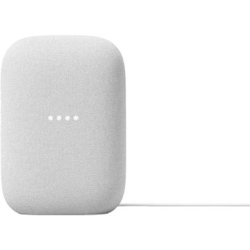 Google Nest Audio Wireless Bluetooth Speaker, Bluetooth 5.0 Audio Streaming, Dual Band Wi-Fi 5 Connectivity, Capacitive Touch Controls, US Version, Chalk | GA01420-US