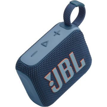 JBL GO 4 – Ultra-Portable Bluetooth Speaker with AURACAST, Powerful Sound, 15H Playtime & Sleek Design-Blue