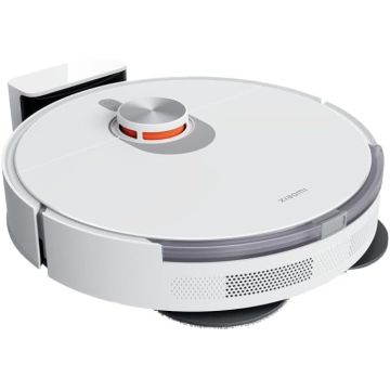 Xiaomi Robot Vacuum S20+,  Wet & Dry, Maximum 6000Pa Suction Power, 4 Liter Capacity, Smart Navigation System, All-in-One Station, Removable & Washable Cleaning Tray, Voice Control, White, C102, BHR8125EN