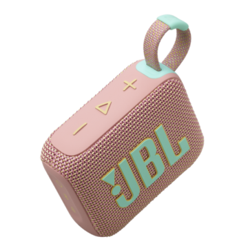 JBL GO 4 – Ultra-Portable Bluetooth Speaker with AURACAST, Powerful Sound, 15H Playtime & Sleek Design-Pink