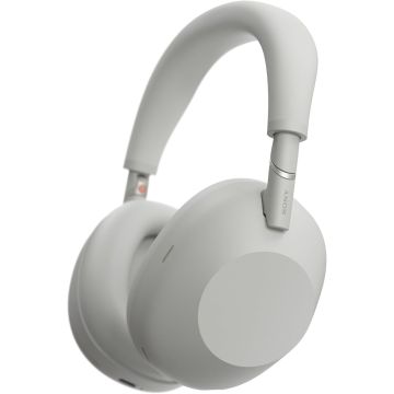 Sony WH-1000XM6 Wireless Noise Canceling Headphones, HD NC Processor QN3, 12 Microphones - Silver