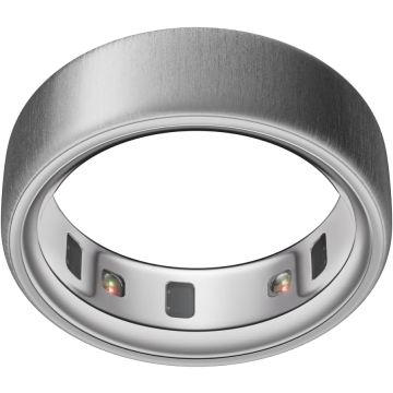 Oura Ring 4, Smart Ring, Size Before You Buy, Smart Sensing, Health Tracking, Android and Apple Compatible-Brushed Silver -4
