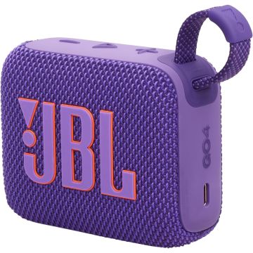 JBL GO 4 – Ultra-Portable Bluetooth Speaker with AURACAST, Powerful Sound, 15H Playtime & Sleek Design-Purple