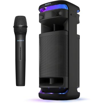 Sony ULT Tower 10 Bluetooth Karaoke Party Speaker with Powerful Bass, 360° Sound and Party Lights, Included Wireless Microphone