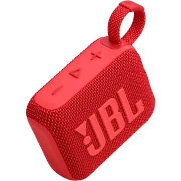 JBL GO 4 – Ultra-Portable Bluetooth Speaker with AURACAST, Powerful Sound, 15H Playtime & Sleek Design-Red