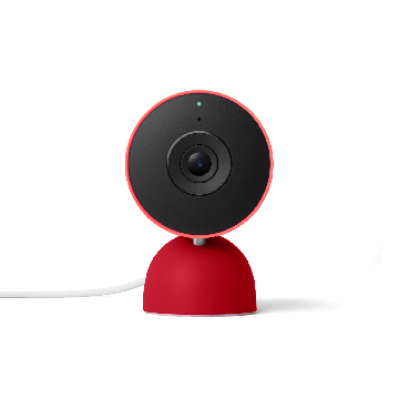 Google Nest Cam 2K Indoor Wired 3rd Generation - Berry