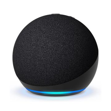 Amazon Echo Dot (5th Gen) the helpful assistant with clear vocals, deeper bass, and easy voice controls to assist you 