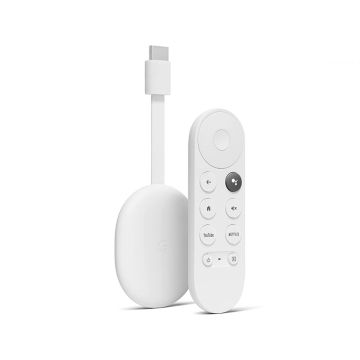 Google Nest Chromecast with Google TV 4K Streaming Entertainment in 4K HDR-Snow