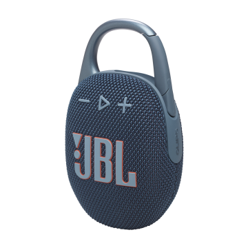 JBL Clip 5 Ultra-portable waterproof speaker with AURACAST (Connect multiple speaker), Powerful Audio, Dustproof, Wireless Bluetooth Streaming, 12 Hours of Playtime-Blue