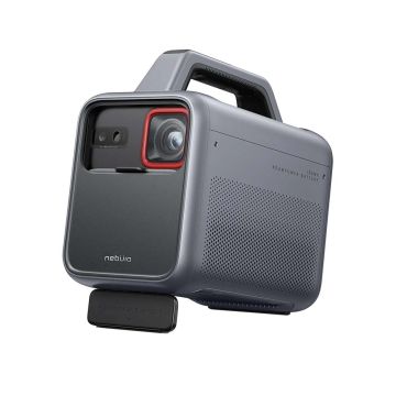 NEBULA Anker Mars 3 Outdoor Portable Projector, 1000 ANSI Lumens, AI-Powered Image, 5 Hour Playtime, Android TV 11.0, 40W DD+ Speaker, Autofocus, Keystone Correction, 200 Inches Home Theater - D2333211
