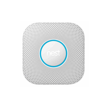 Google Nest Protect 2nd Generation Wired Smoke Detector Alarm White S3003LWES 