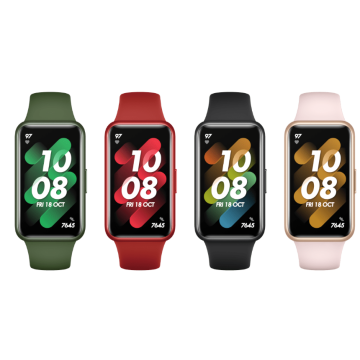 HUAWEI Band 7 Smartwatch Health And Fitness Tracker, Slim Bezel Less Screen, 2 Week Battery Life, Spo2 Blood Oxygen & Heart Rate Monitor