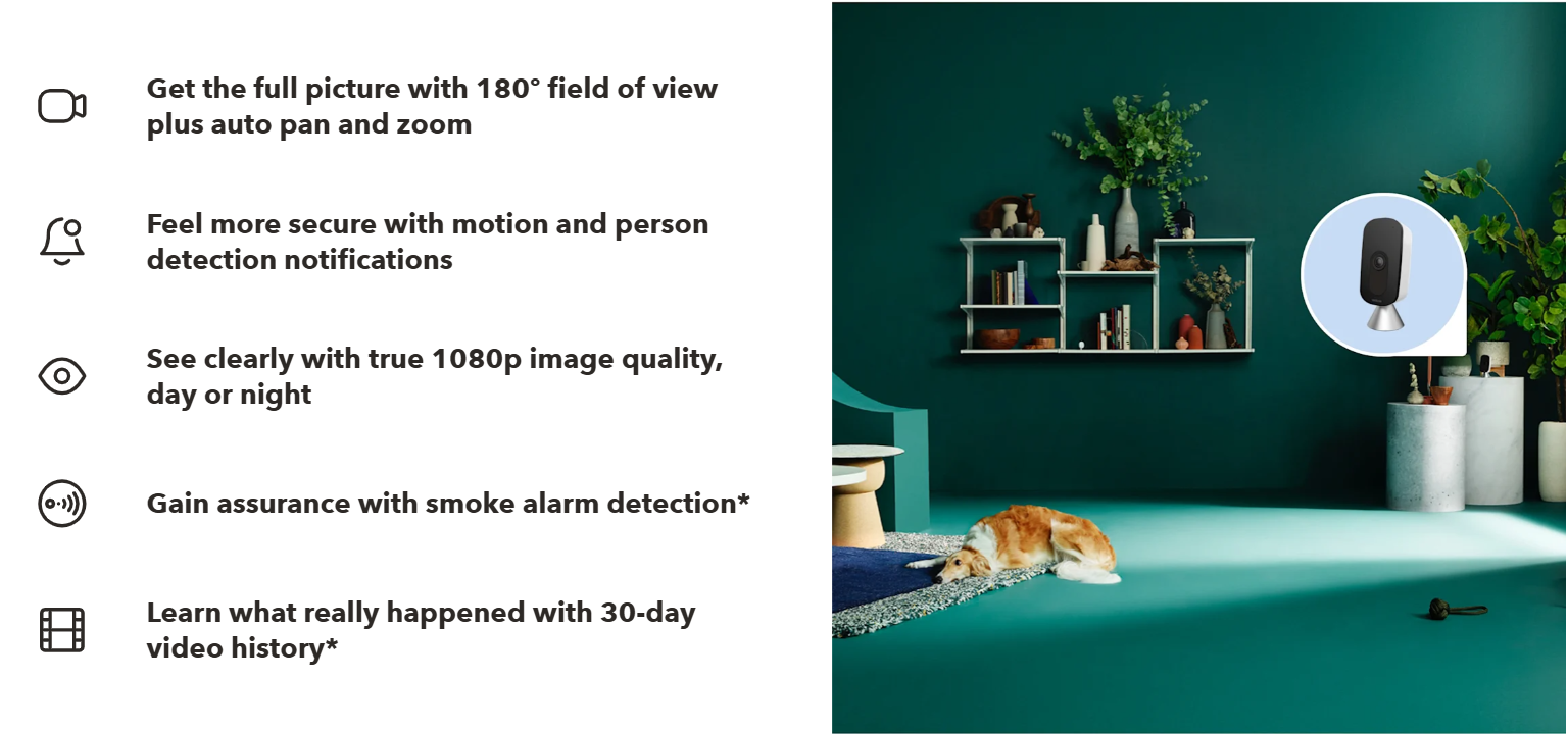 A clear view of your home with camera